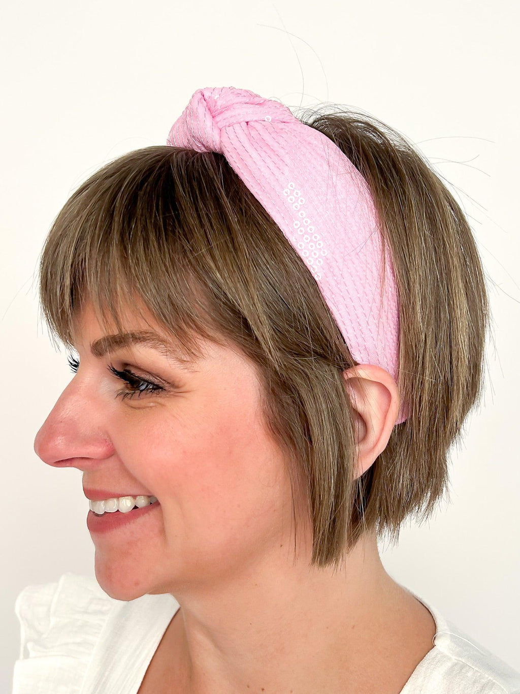 Pink Knotted Headband