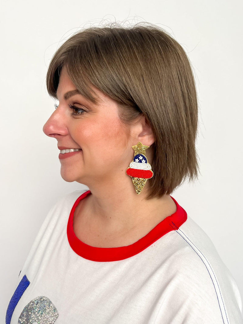 American Ice Cream Earrings - SLS Wares