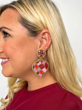 Beaded Ornament Earrings - SLS Wares