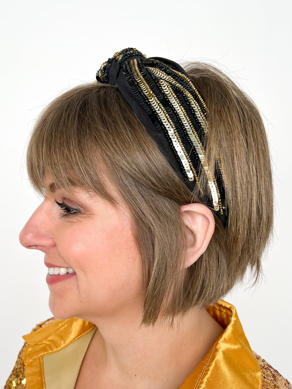 Black & Gold Headbands - SLS Wares