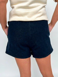 Black Denim Wrap Skort - SLS Wares