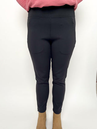 Black Ribbed Leggings - SLS Wares