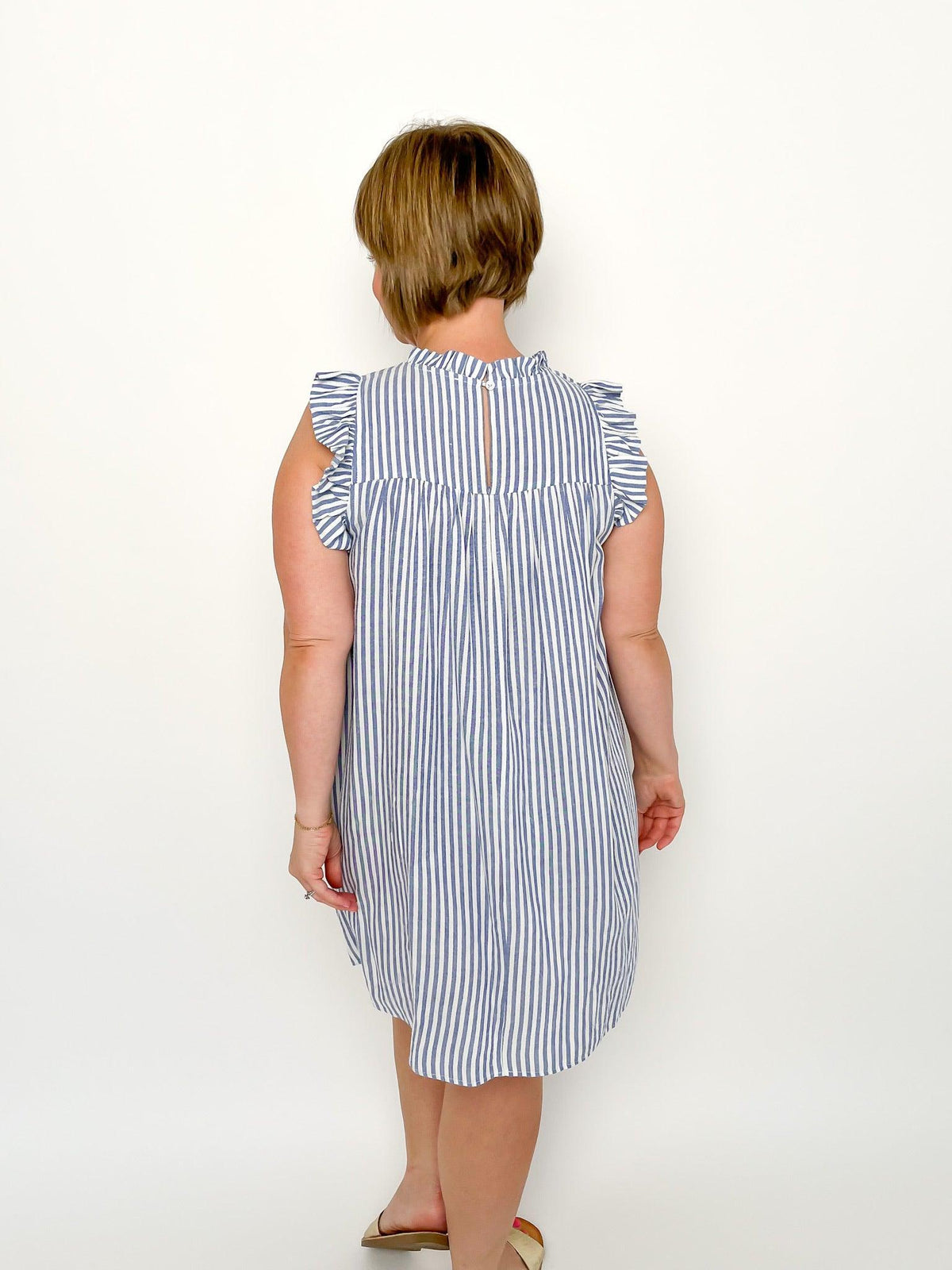 Blue Striped Dress - SLS Wares
