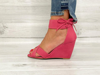 Fuchsia Bow Wedge - SLS Wares