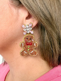 Gingerbread Earrings - SLS Wares