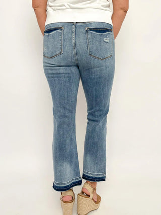 Judy Blue Release Hem Cropped Jeans - SLS Wares