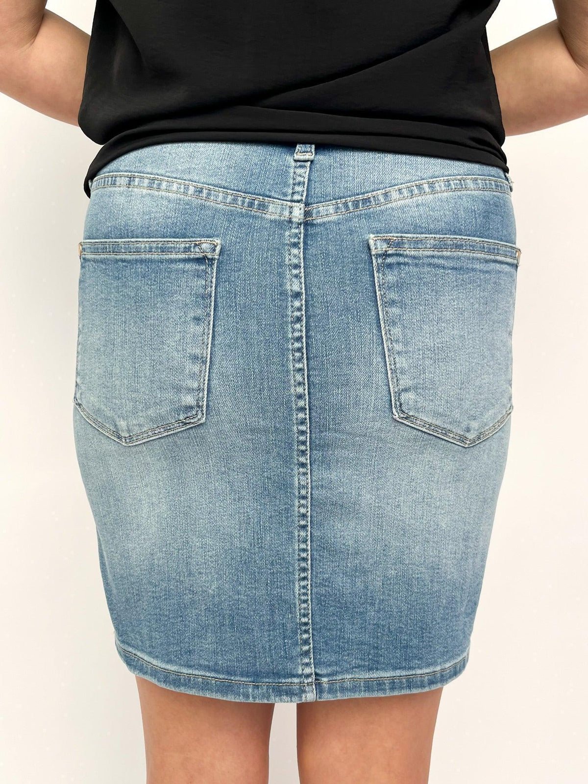 Judy Blue Tummy Control Jean Skirt - SLS Wares