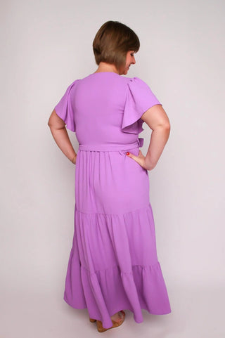 Lavender Tiered Maxi Dress - SLS Wares