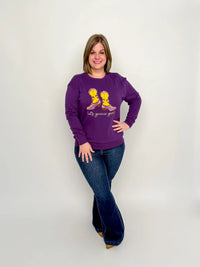 Let's Geaux Girls Sequin Sweatshirt - SLS Wares