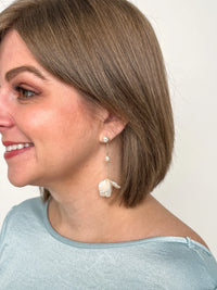 Magnolia Dangle Earrings - SLS Wares