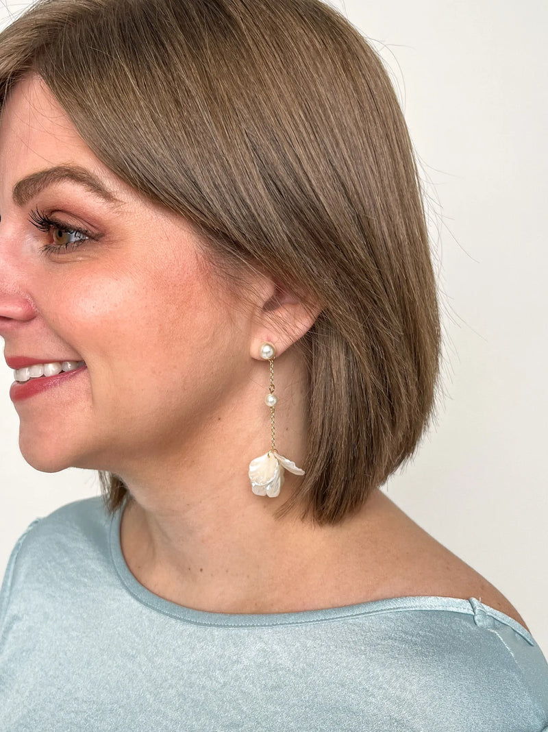 Magnolia Dangle Earrings - SLS Wares