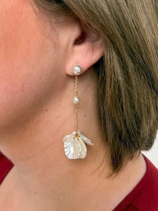 Magnolia Dangle Earrings - SLS Wares