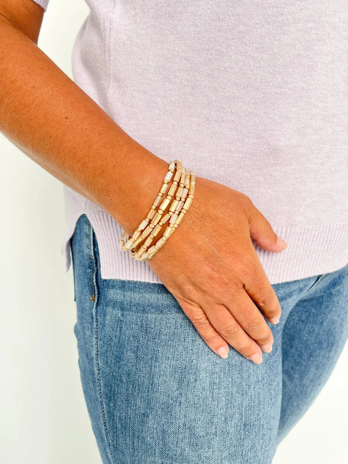 Natural Stretch Bracelet Set - SLS Wares