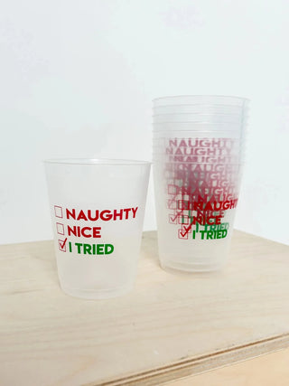 Naughty, Nice, I Tried Cups - SLS Wares