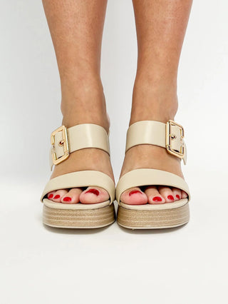 Nude Heeled Sandal - SLS Wares