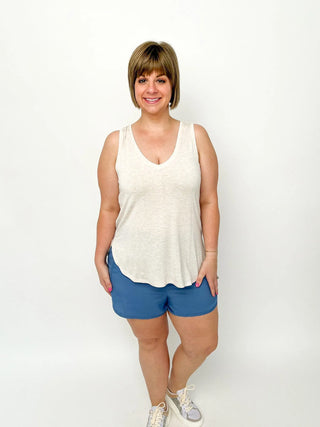 Oatmeal Sleeveless Tank - SLS Wares