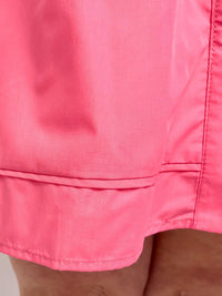 Pink Button Down Shirt Dress - SLS Wares