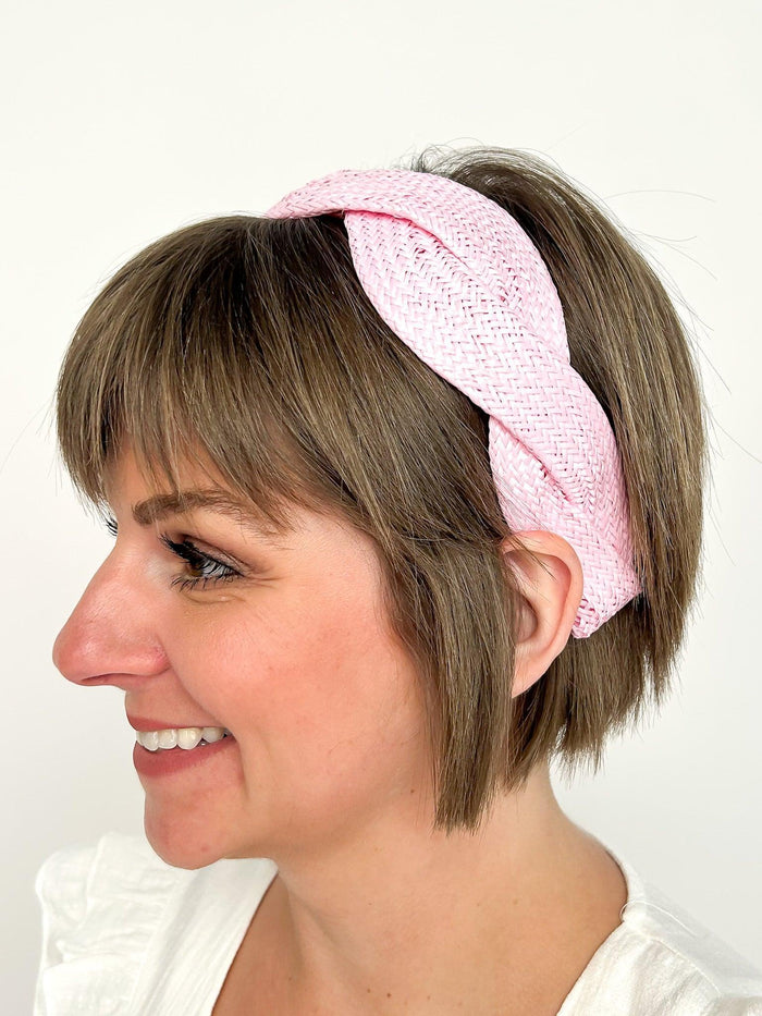 Pink Straw Headband - SLS Wares