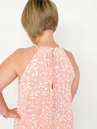 Pink Tie Back Halter Top - SLS Wares