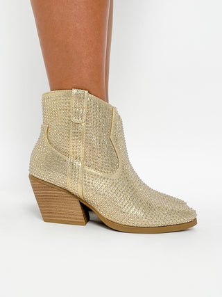 Gold Rhinestone Boots Video - SLS Wares