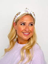 Purple & Gold Paw Headband - SLS Wares