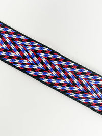 Red, White & Blue Guitar Straps - SLS Wares