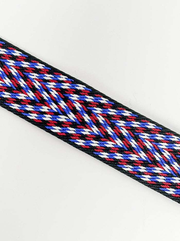 Red, White & Blue Guitar Straps - SLS Wares