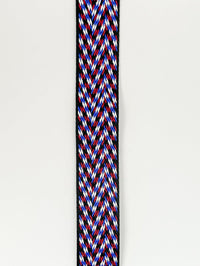 Red, White & Blue Guitar Straps - SLS Wares