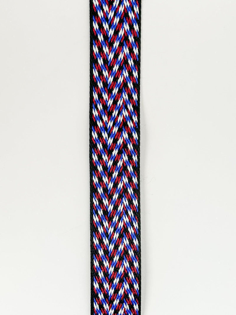 Red, White & Blue Guitar Straps - SLS Wares