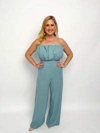 Seafoam Strapless Jumpsuit - SLS Wares