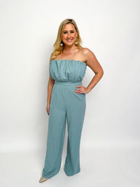 Seafoam Strapless Jumpsuit - SLS Wares