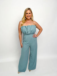 Seafoam Strapless Jumpsuit - SLS Wares