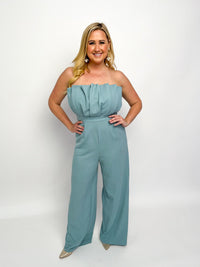 Seafoam Strapless Jumpsuit - SLS Wares