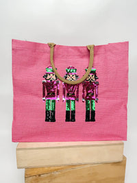 Sequin Nutcracker Tote Bag - SLS Wares