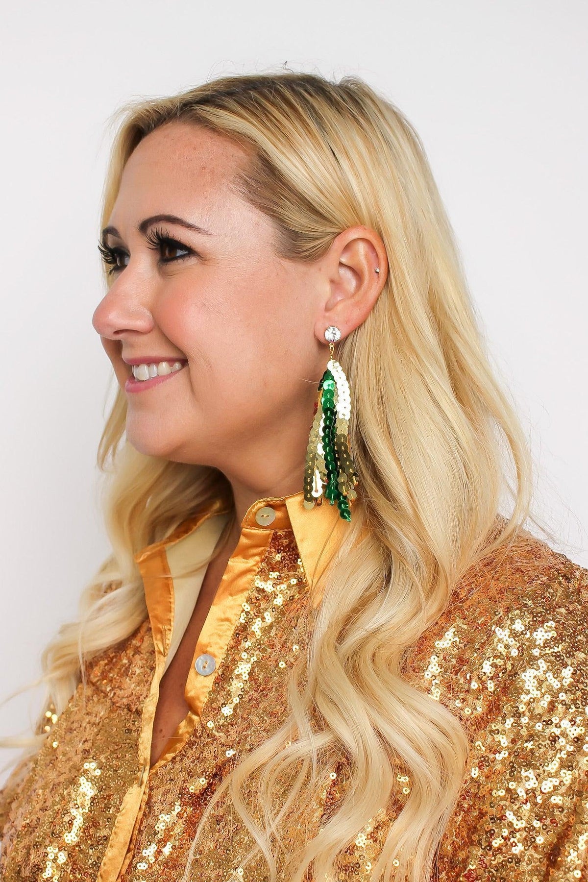 Sequin Tassel Earrings - SLS Wares