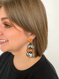 Triple Pumpkin Earrings - SLS Wares