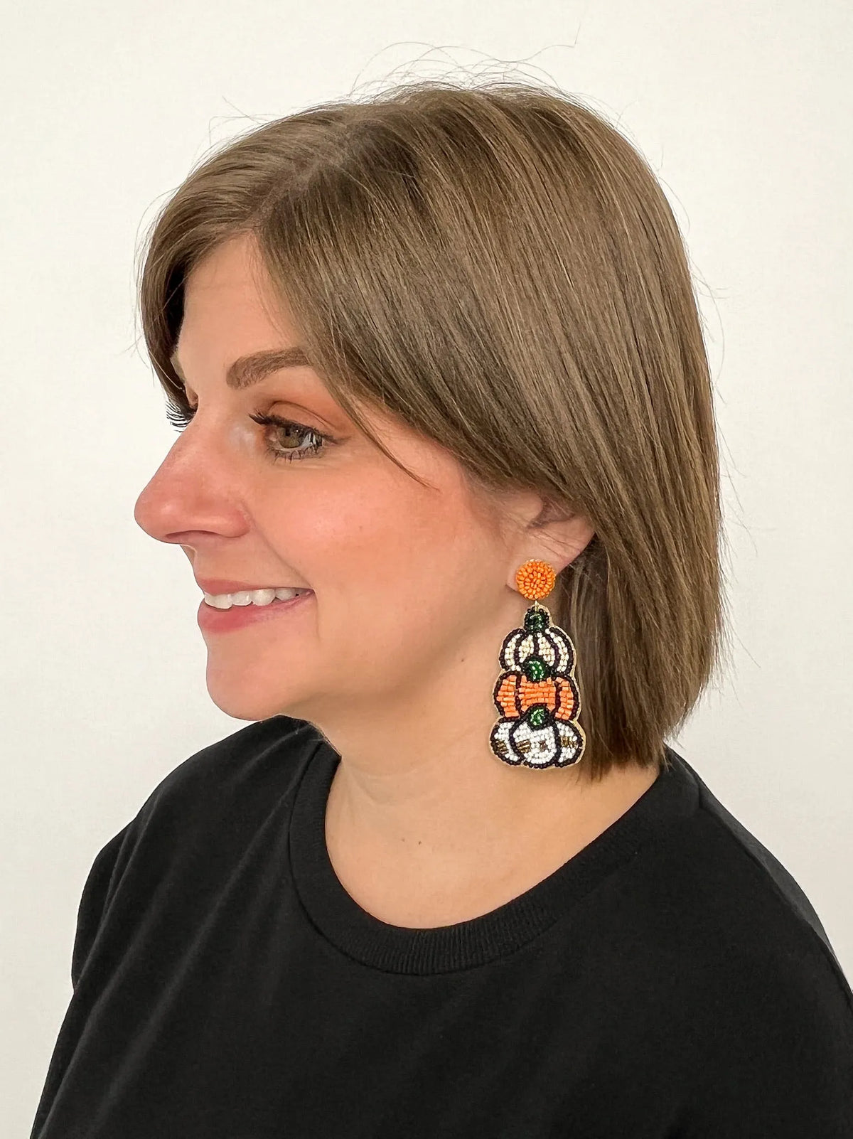 Triple Pumpkin Earrings - SLS Wares