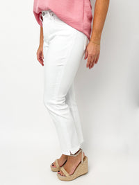 White Kick Flare Jeans - SLS Wares